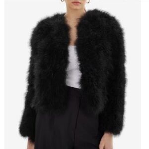 Lamarque Deora Iconic feather jacket